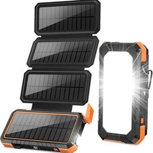 Solar Power Bank, Solar Charger, 38800mAh