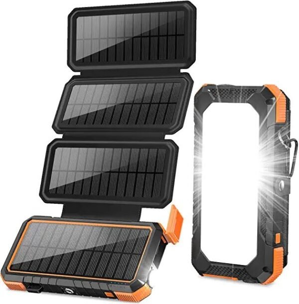 Solar Power Bank, Solar Charger, 38800mAh